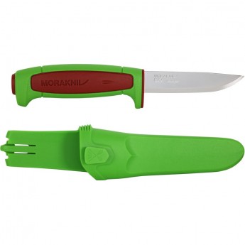 Нож MORAKNIV BASIC 546 лимитированный 2024 нержавеющая сталь, пластиковая ручка (зеленая) терракотовая вставка Нож MORAKNIV BASIC 546 лимитированный 2024 нержавеющая сталь, пластиковая ручка (зеленая) терракотовая вставка